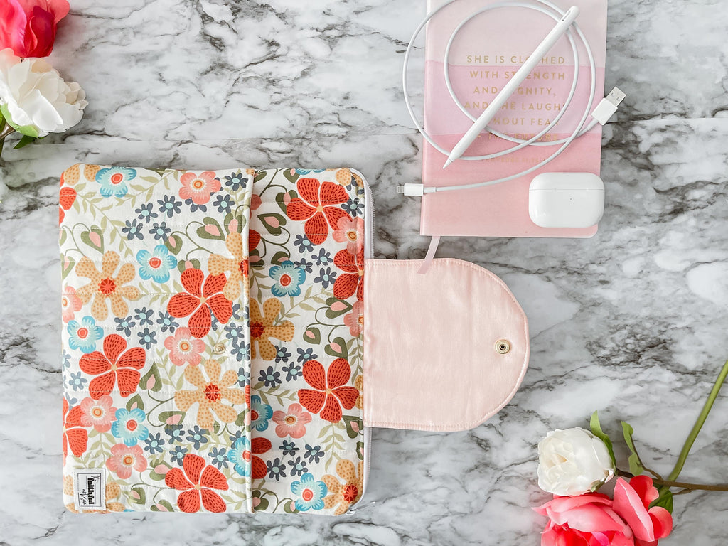 The Ashford Bloom Quilted Tablet Sleeve