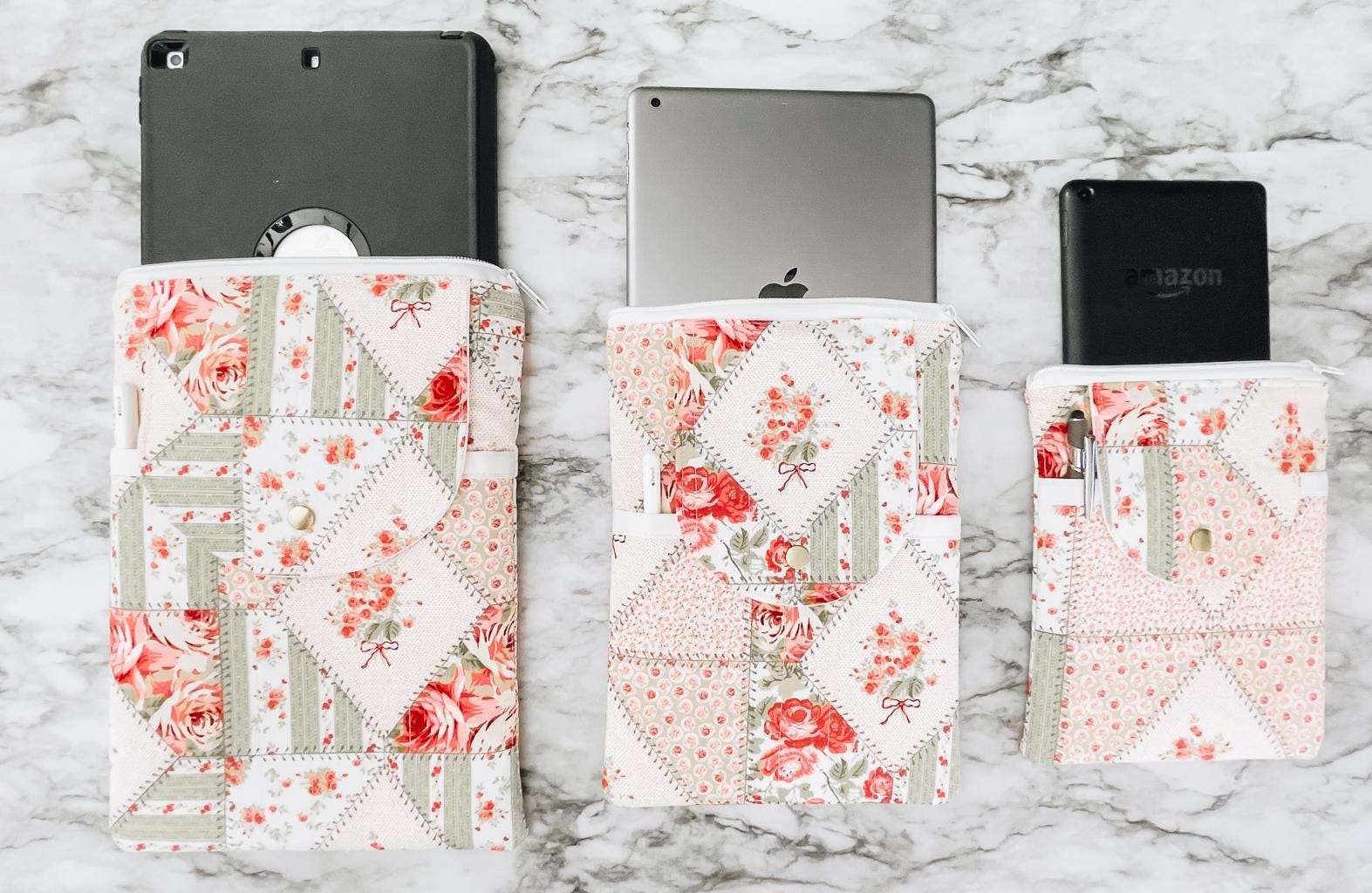 The Arden Quilted Book & E-Reader Sleeve