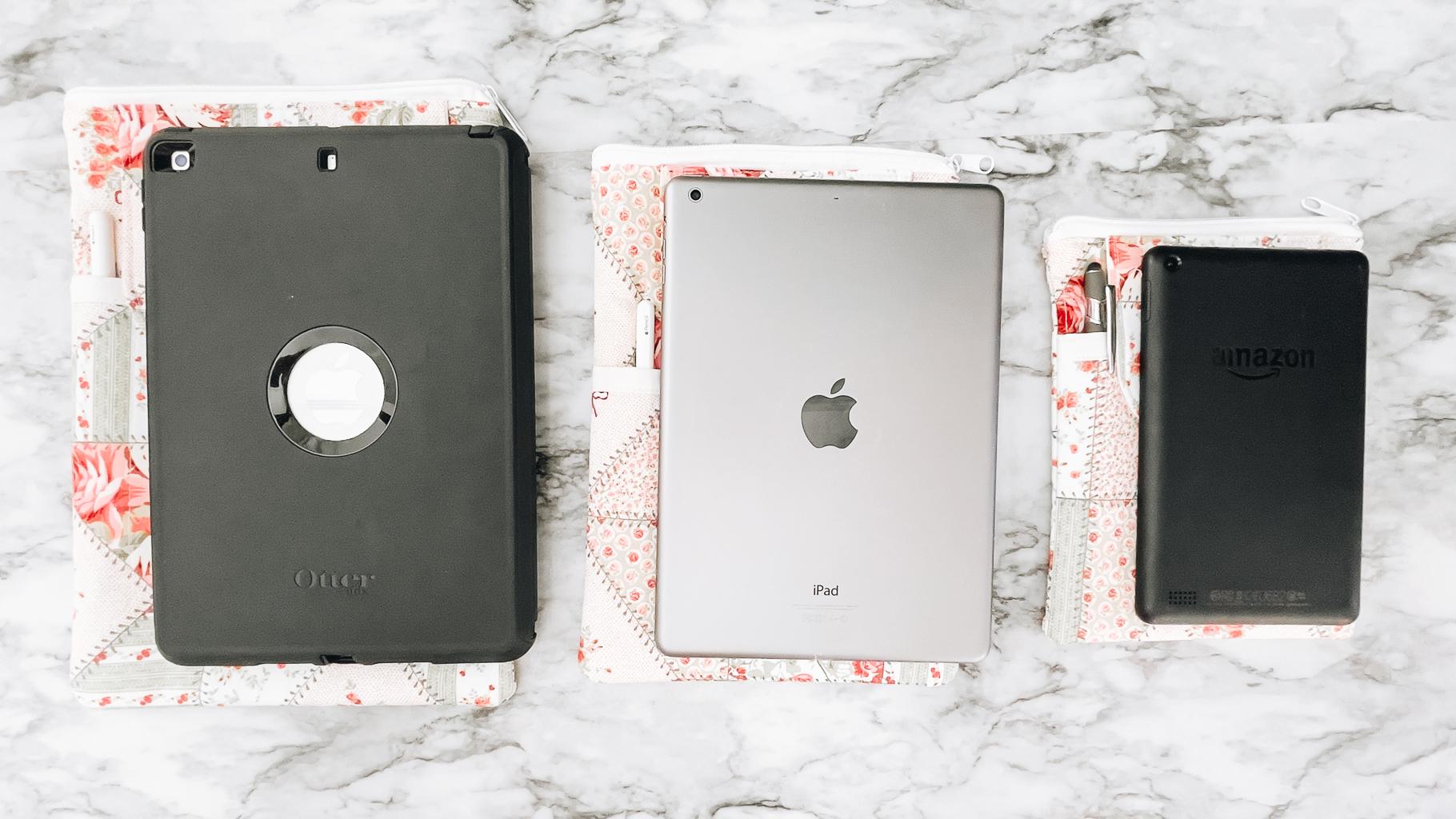 The Arden Quilted Book & E-Reader Sleeve