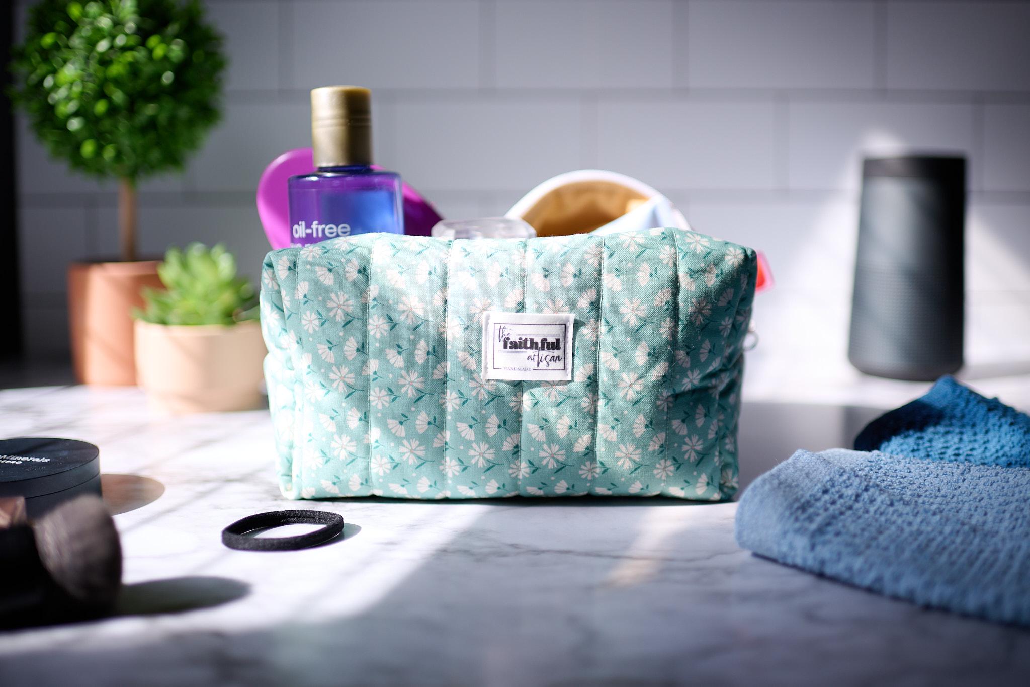 Quilted Essentials Pouch Assorted Fabric Designs - Medium