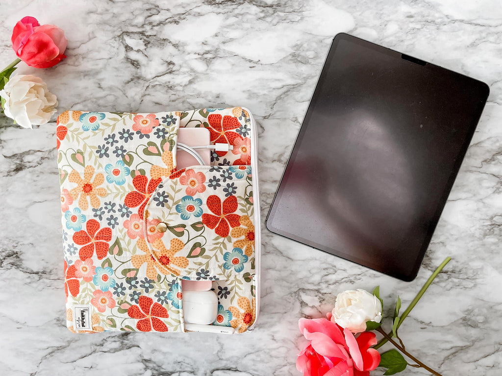 The Ashford Bloom Quilted Tablet Sleeve