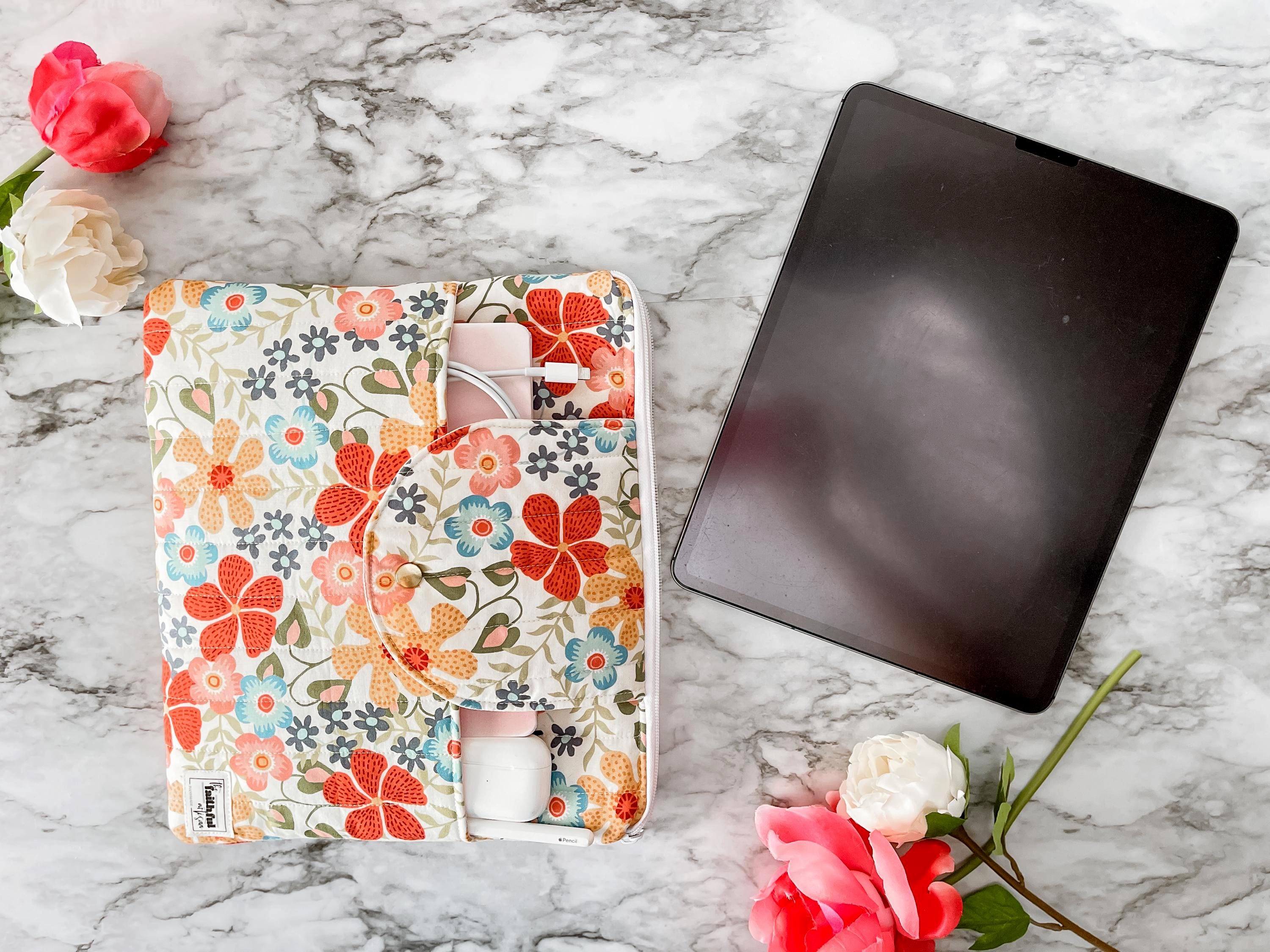 The Ashford Bloom Quilted Tablet Sleeve