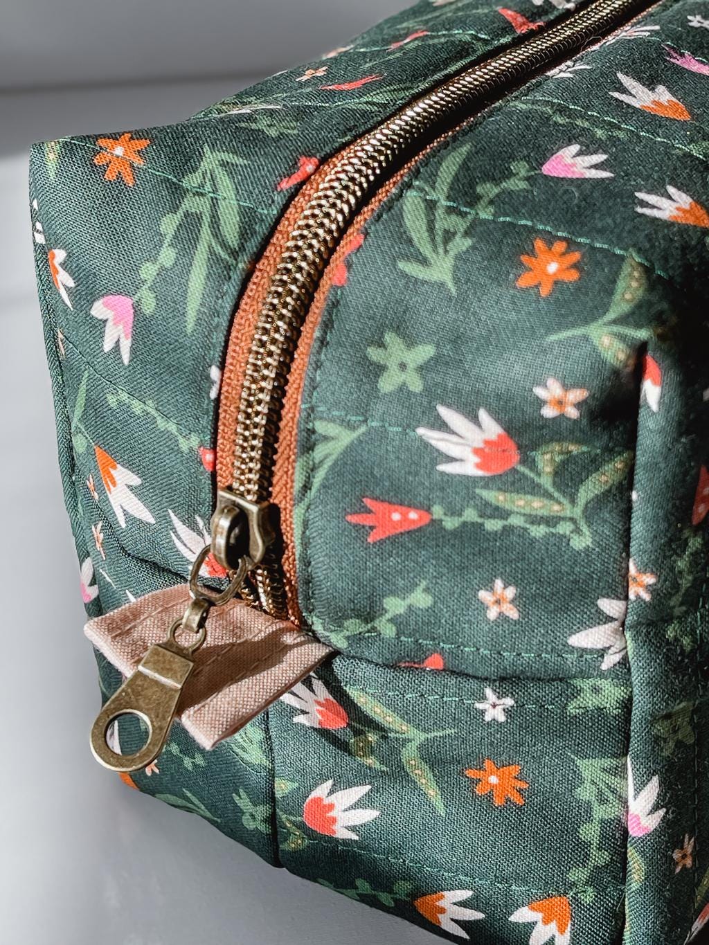 The Alder Quilted Essentials Pouch - Medium