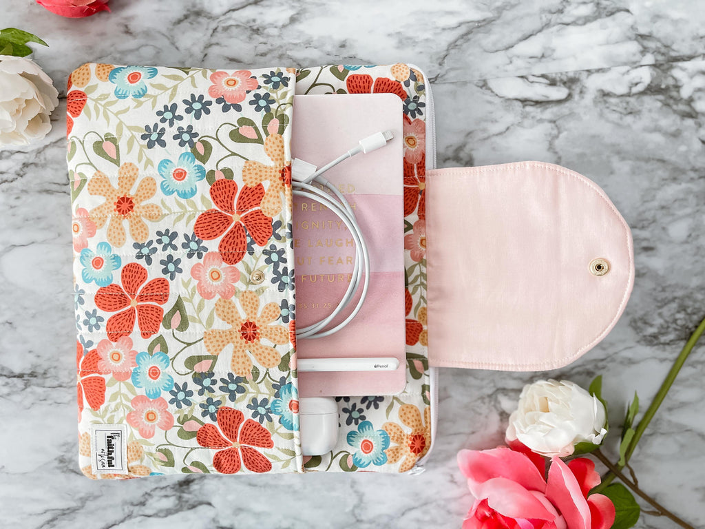 The Ashford Bloom Quilted Tablet Sleeve